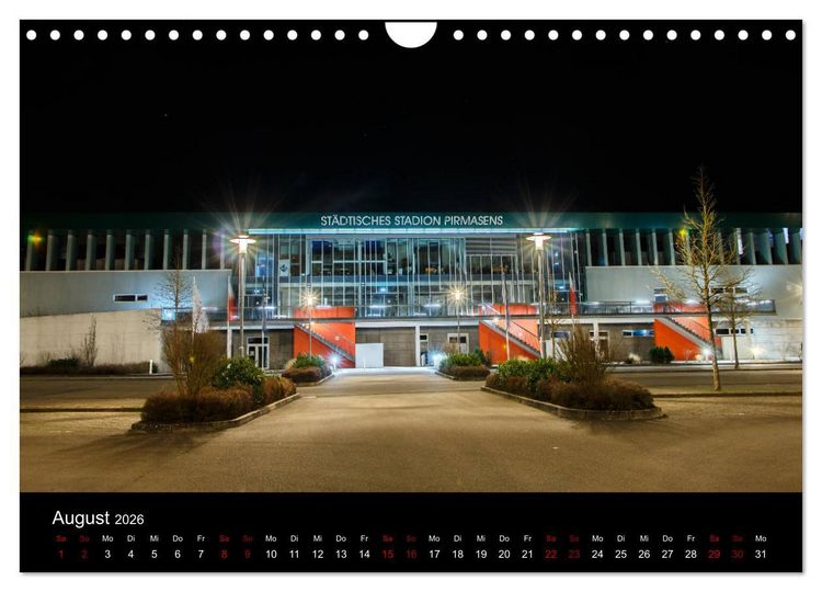 Produktbild: Pirmasens bei Nacht (Wandkalender 2026 DIN A4 quer), CALVENDO Monatskalender