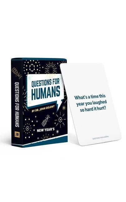 Produktbild: Questions for Humans: New Year's - 52 Conversation Starters to Celebrate, Reflect, and Kick Off the Year with Fun