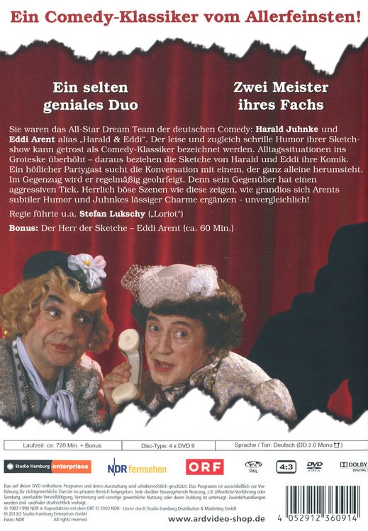 Produktbild: Harald & Eddi - Alle 24 Folgen [4 DVDs]