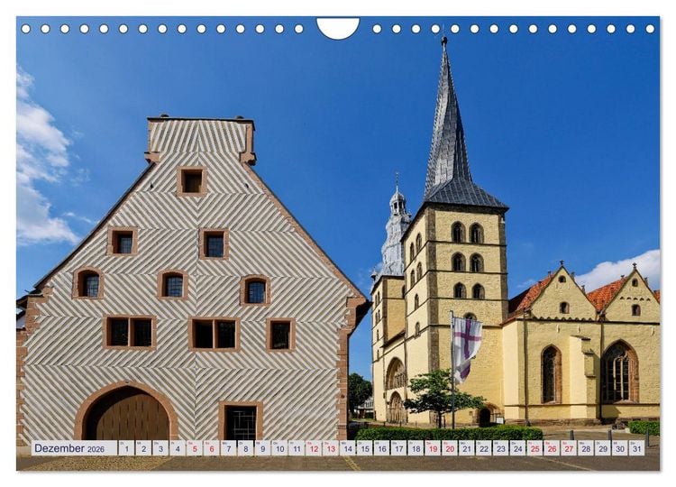 Produktbild: LEMGO - Weserrenaissance und Fachwerkromantik (Wandkalender 2026 DIN A4 quer), CALVENDO Monatskalender
