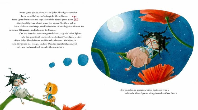 Produktbild: Die kleine Spinne Widerlich freut sich auf ihr Bettchen