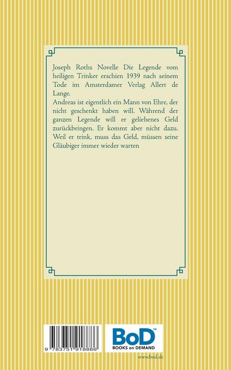 Produktbild: Die Legende vom heiligen Trinker