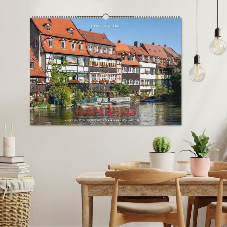 Produktbild: Emotionale Momente: Bamberg (Wandkalender 2026 DIN A2 quer), CALVENDO Monatskalender