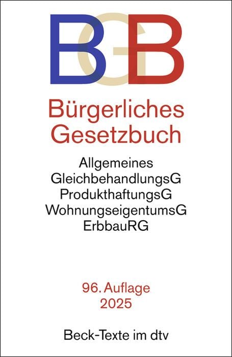 Produktbild: Bürgerliches Gesetzbuch
