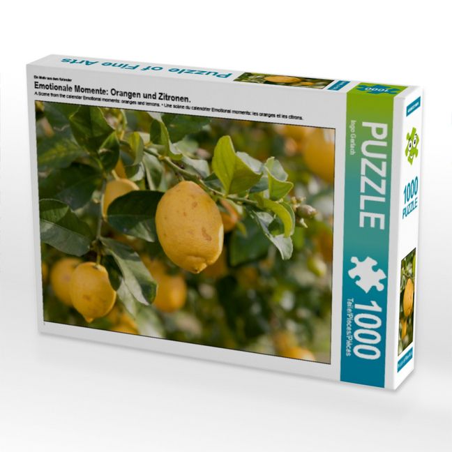 Produktbild: CALVENDO Puzzle Ein Motiv aus dem Kalender Emotionale Momente: Orangen und Zitronen. | 1000 Teile Lege-Gr&ouml;&szlig;e 64x48cm Foto-Puzzle f&uuml;r gl&uuml;ckliche Stunden