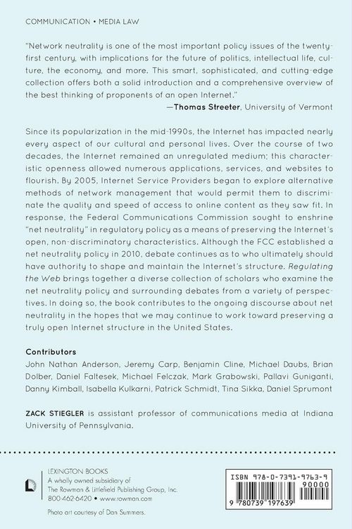Produktbild: Regulating the Web