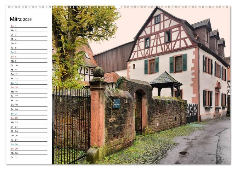Produktbild: Herrliches Hessen - B&uuml;dingen (hochwertiger Premium Wandkalender 2026 DIN A2 quer), Kunstdruck in Hochglanz