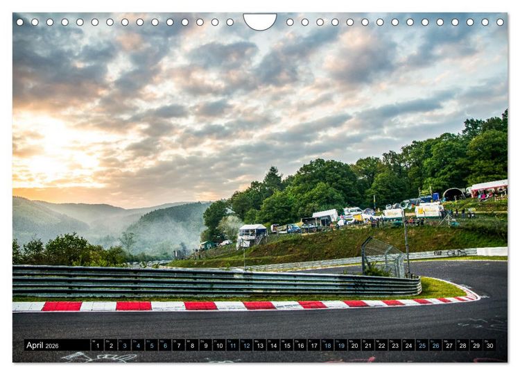 Produktbild: Rennstrecken Impressionen (Wandkalender 2026 DIN A4 quer), CALVENDO Monatskalender