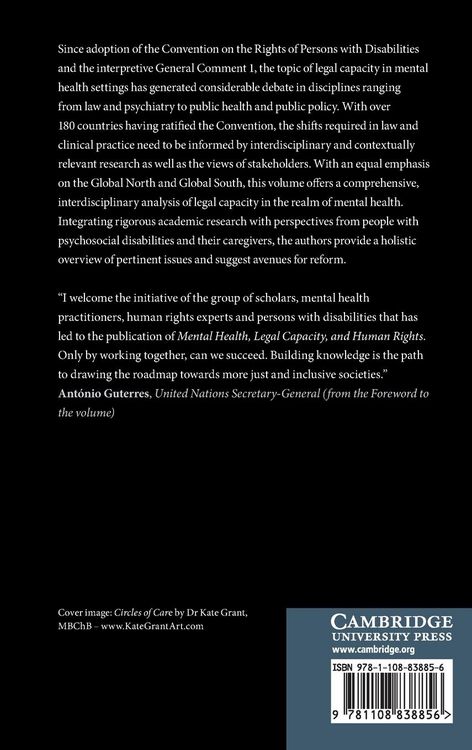 Produktbild: Mental Health, Legal Capacity, and Human Rights