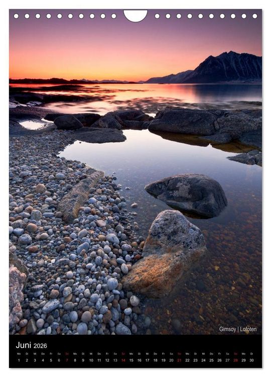 Produktbild: Northern Norway (Wandkalender 2026 DIN A4 hoch), CALVENDO Monatskalender