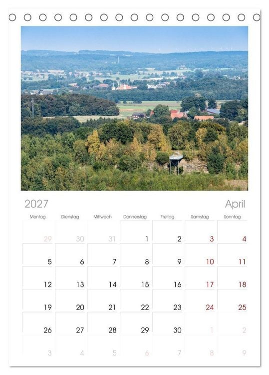 Produktbild: Tischplaner 2027 - Osnabr&uuml;ck - Momente einer Reise (A5 Tischkalender zum Aufstellen) CALVENDO