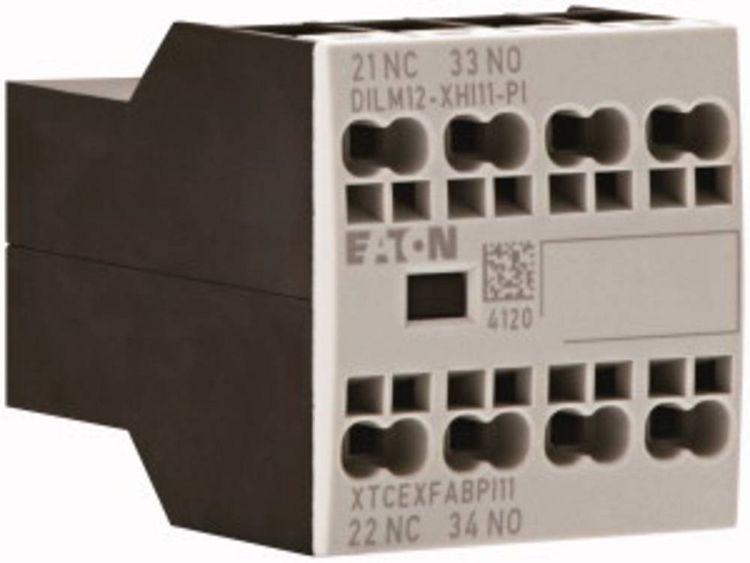 Produktbild: Eaton 199456 DILM12-XHI11-PI Hilfsschalter 240 V/AC 3.5A 1 Schlie&szlig;er, 1 &Ouml;ffner 1St.
