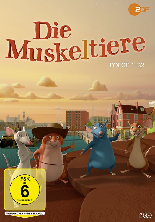 Produktbild: Die Muskeltiere Folge 1-22 [2 DVDs]