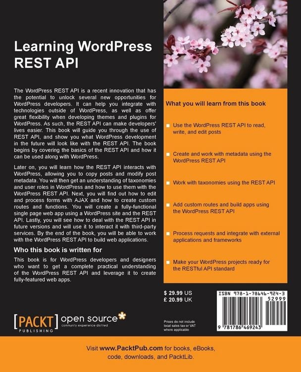 Produktbild: Learning WordPress REST API