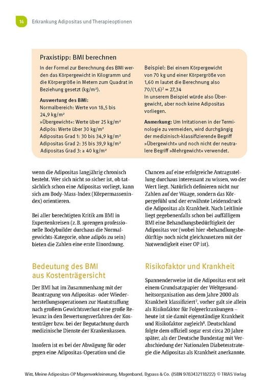 Produktbild: Meine Adipositas-OP. Magenverkleinerung, Magenband, Bypass & Co.