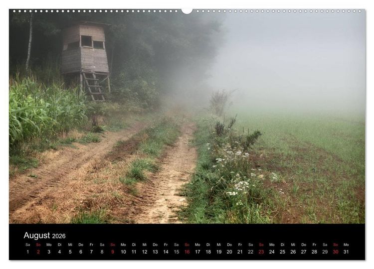 Produktbild: Kanzelkalender 2026 (Wandkalender 2026 DIN A2 quer), CALVENDO Monatskalender