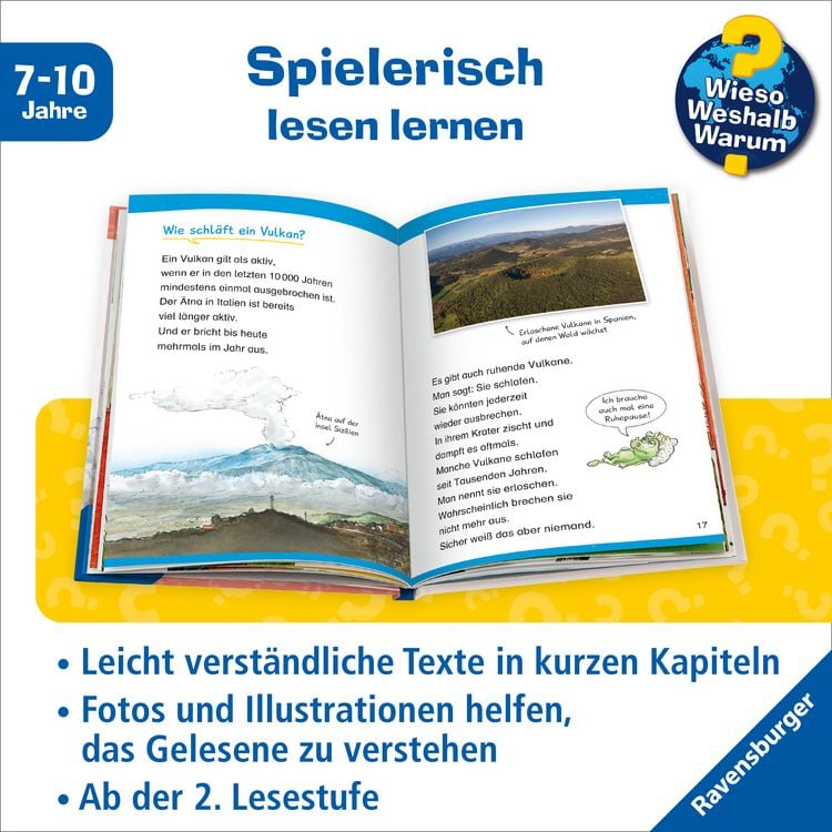 Produktbild: Wieso? Weshalb? Warum? Erstleser, Band 2 - Vulkane