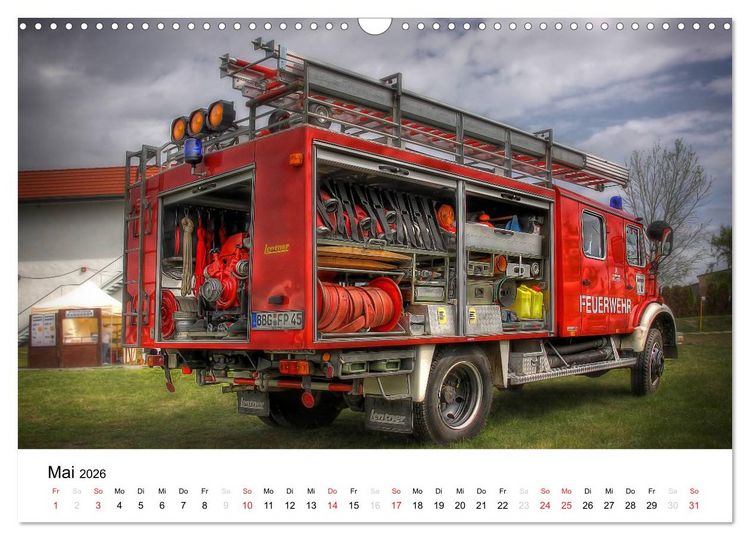 Produktbild: Feuerwehr im Bernburger Land (Wandkalender 2026 DIN A3 quer), CALVENDO Monatskalender