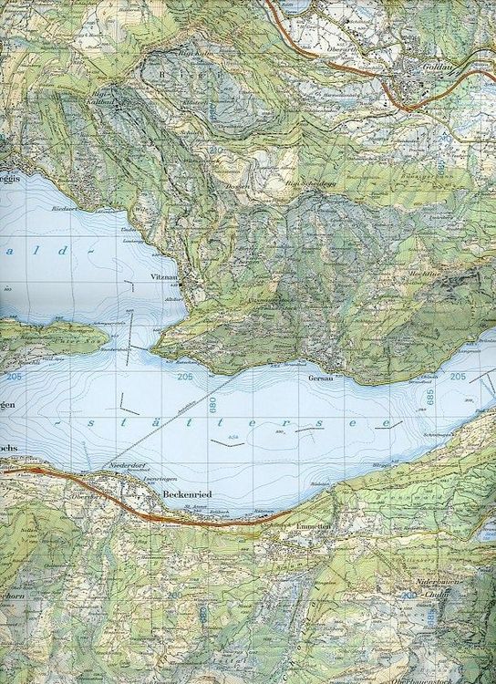 Produktbild: Swisstopo 1 : 50 000 Vierwaldst&auml;ttersee