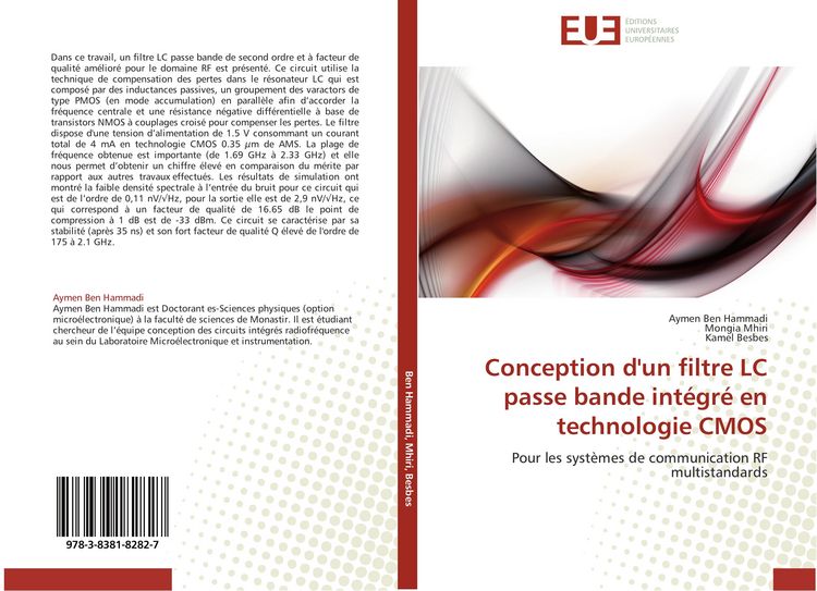 Produktbild: Conception d'un filtre LC passe bande int&eacute;gr&eacute; en technologie CMOS