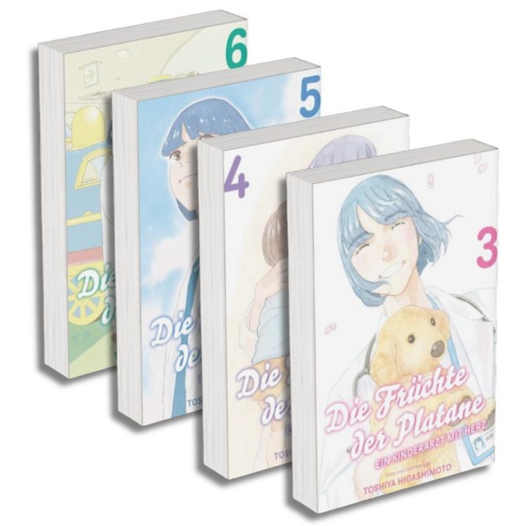 Produktbild: Die Fr&uuml;chte der Platane &ndash; Ein Kinderarzt mit Herz: Manga Pack 2 (Band 3-6)