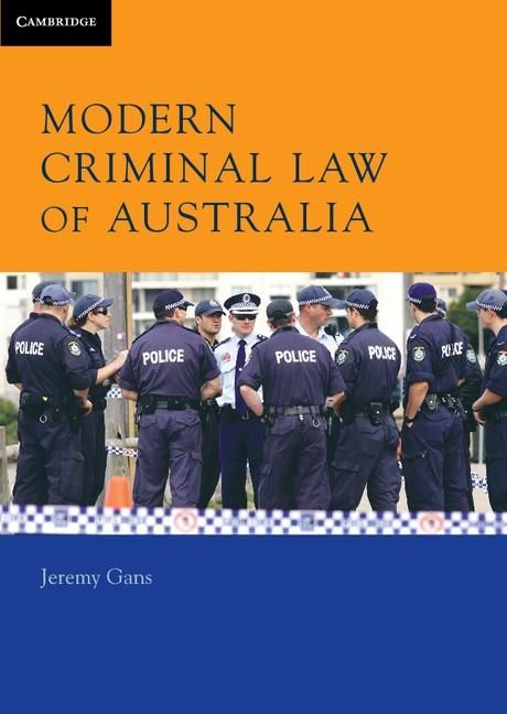 Produktbild: Modern Criminal Law of Australia