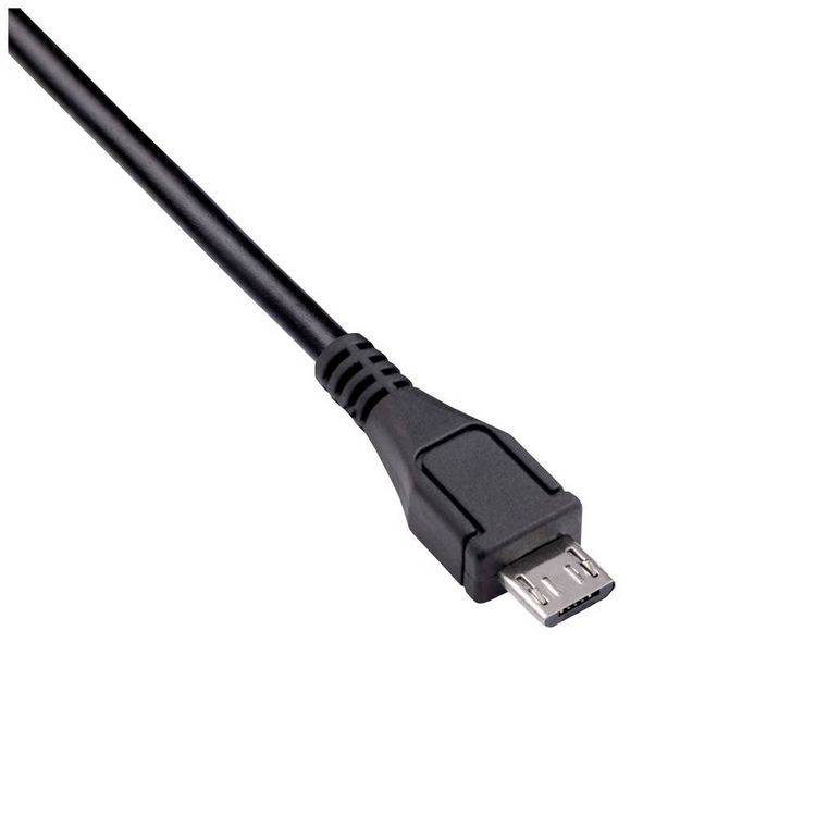 Produktbild: Akyga USB-Kabel USB-Micro-B Stecker, USB-Micro-B Stecker 0.60m Schwarz AK-USB-17