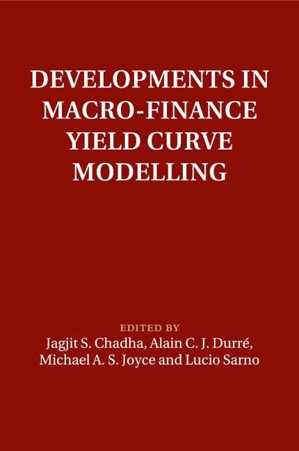 Produktbild: Developments in Macro-Finance Yield Curve Modelling