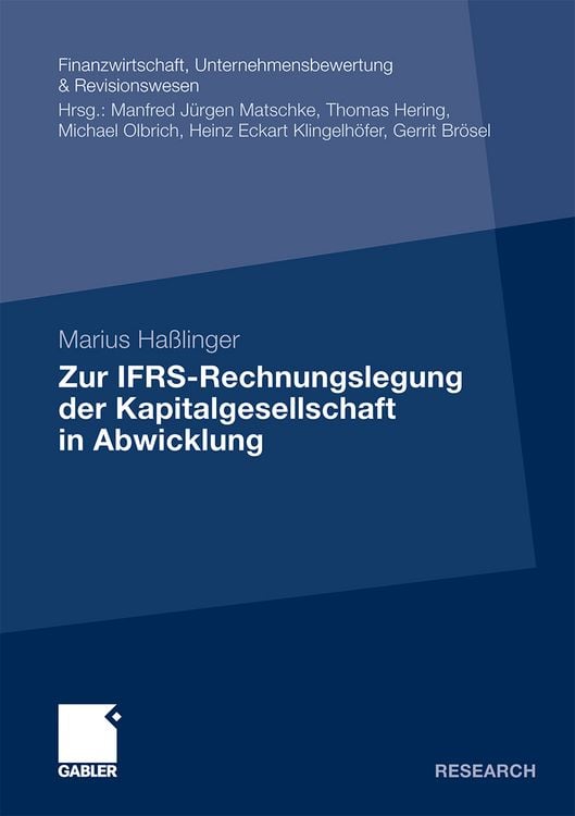 Produktbild: Zur IFRS-Rechnungslegung der Kapitalgesellschaft in Abwicklung