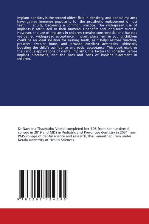 Produktbild: Dental Implants in Pediatric Dentistry