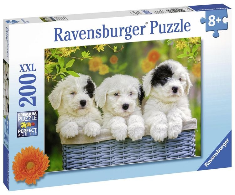 Produktbild: Puzzle Ravensburger Kuschelige Welpen 200 Teile XXL