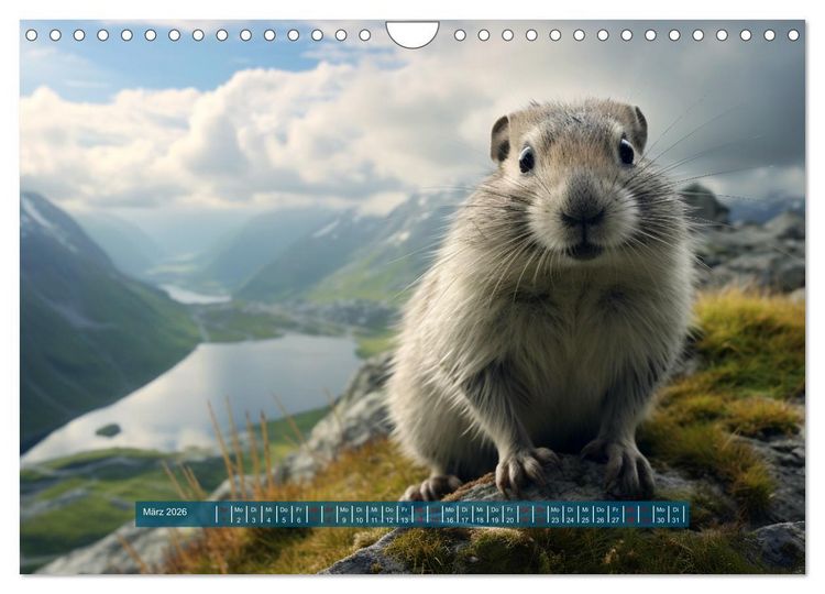 Produktbild: Nach Art der Lemminge (Wandkalender 2026 DIN A4 quer), CALVENDO Monatskalender