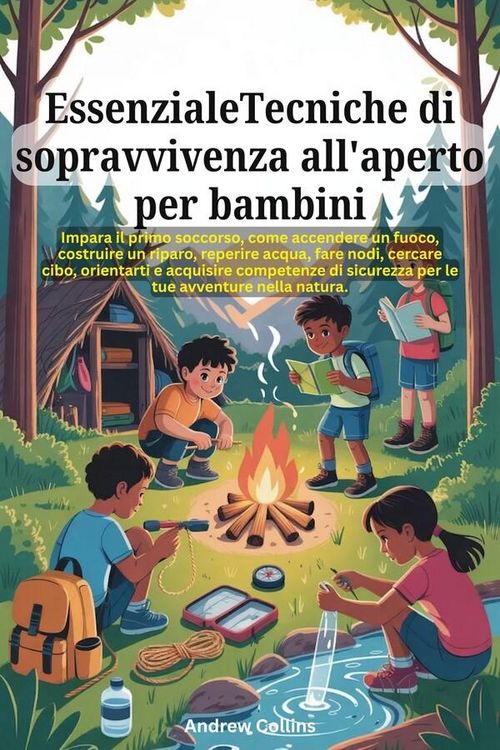 Produktbild: EssenzialeTecniche di sopravvivenza all'aperto per bambini