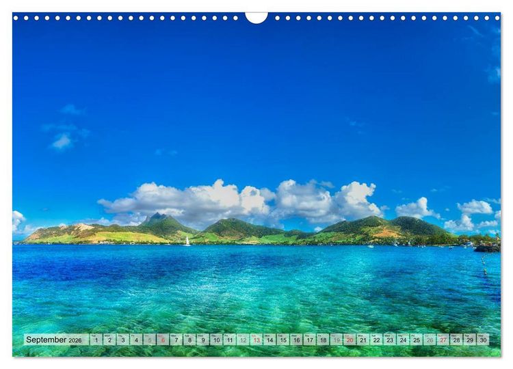 Produktbild: Mauritius - Pearl of the Indian Ocean (Wall Calendar 2026 DIN A3 landscape), CALVENDO 12 Month Wall Calendar