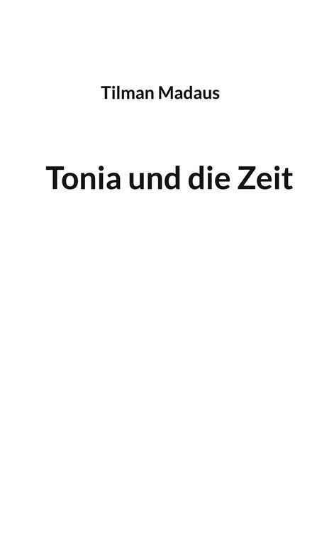 Produktbild: Tonia und die Zeit