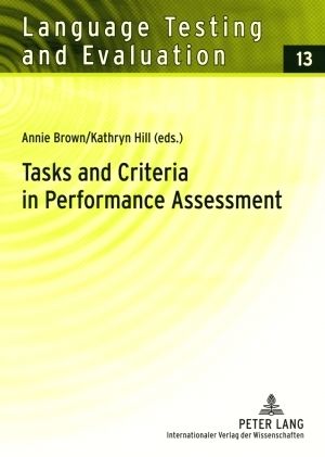 Produktbild: Tasks and Criteria in Performance Assessment