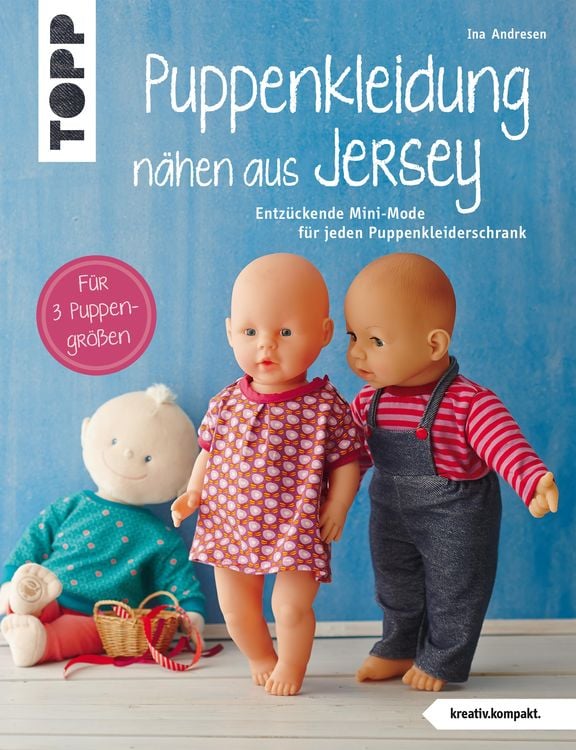 Produktbild: Puppenkleidung nähen aus Jersey