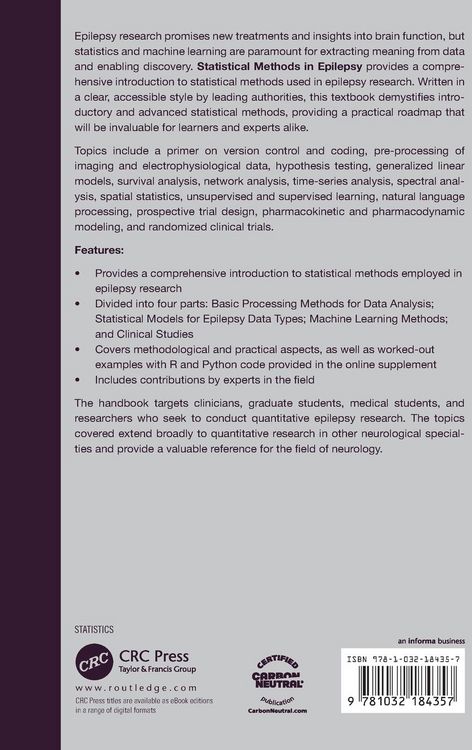 Produktbild: Statistical Methods in Epilepsy