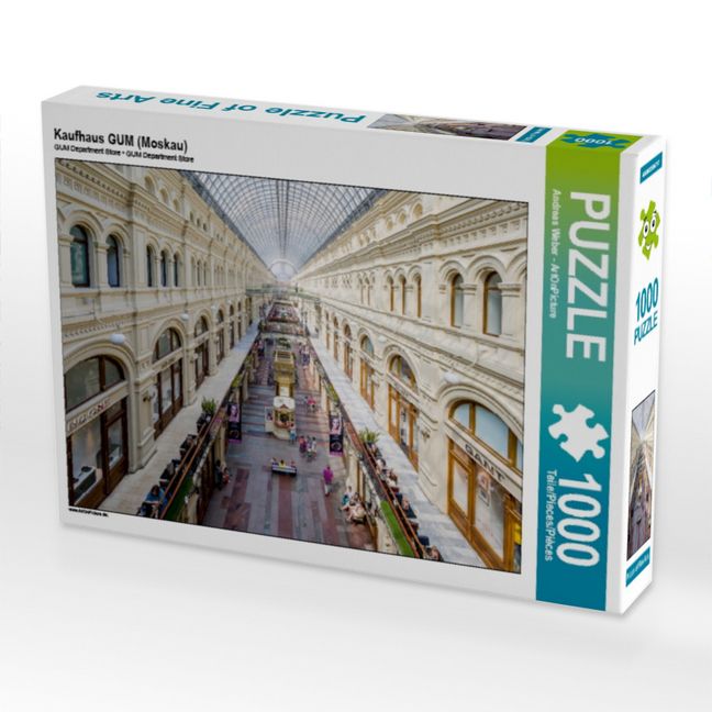 Produktbild: CALVENDO Puzzle Kaufhaus GUM (Moskau) | 1000 Teile Lege-Gr&ouml;&szlig;e 64x48cm Foto-Puzzle f&uuml;r gl&uuml;ckliche Stunden