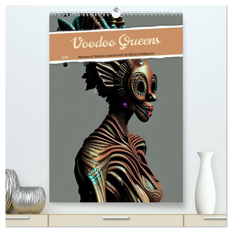 Produktbild: Voodoo Queens (High Quality Premium Wall Calendar 2026 DIN A2 portrait),CALVENDO 12 Month Wall Calendar