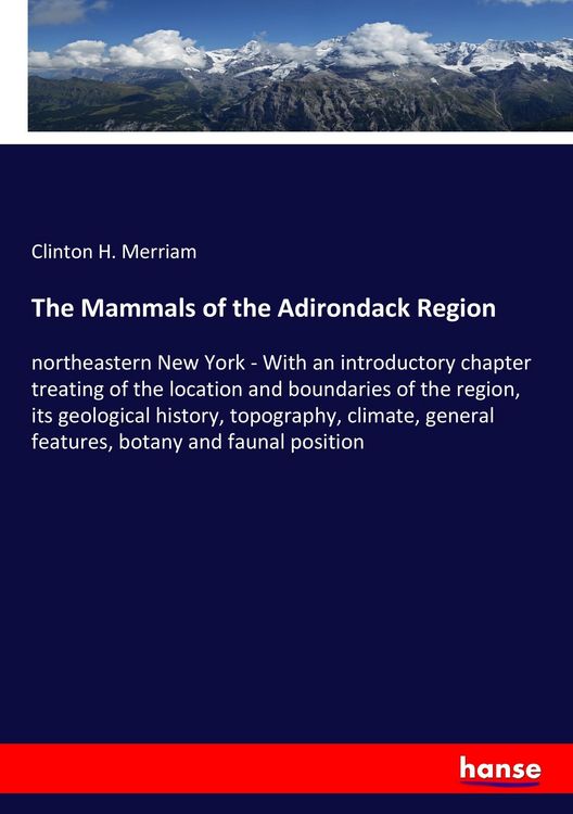 Produktbild: The Mammals of the Adirondack Region