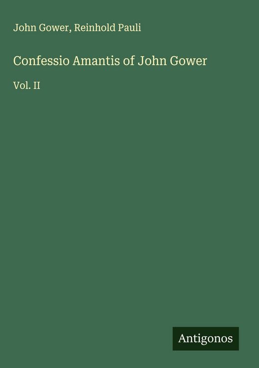 Produktbild: Confessio Amantis of John Gower