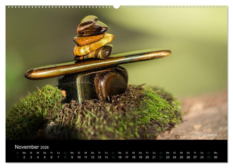 Produktbild: Edelsteine. Wunder der Natur (hochwertiger Premium Wandkalender 2026 DIN A2 quer), Kunstdruck in Hochglanz