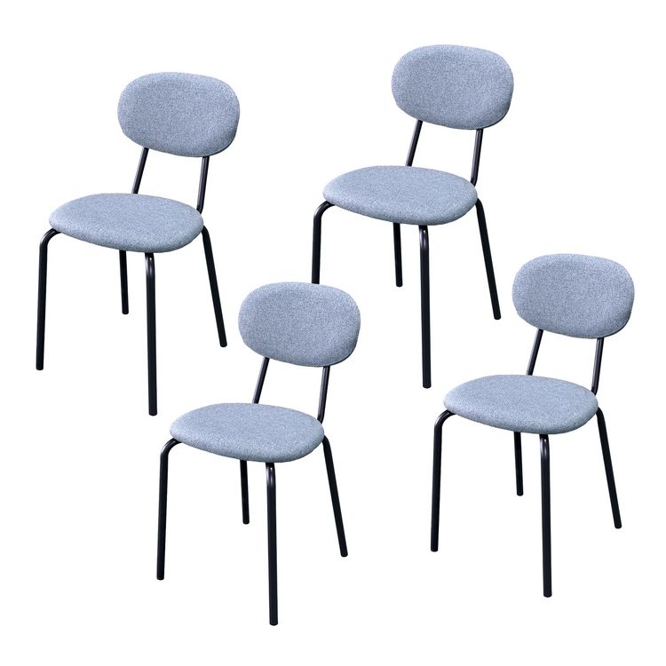 Produktbild: HTI-Living Stuhl Anella Grau 4er-Set Stuhl Anella Grau 4er-Set
