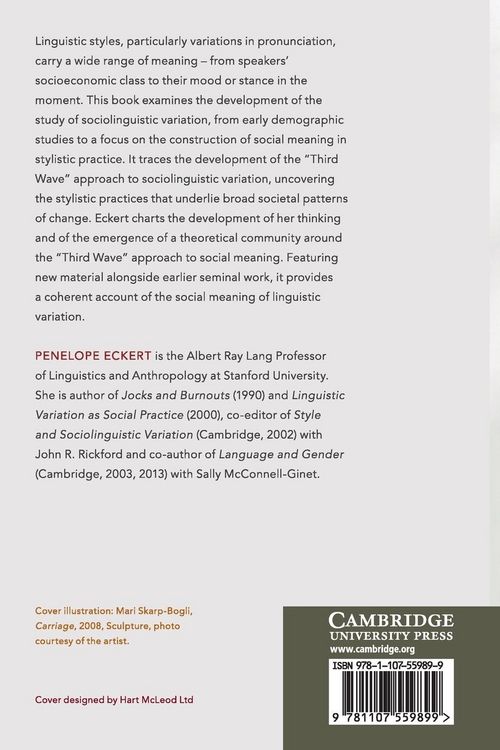 Produktbild: Meaning and Linguistic Variation
