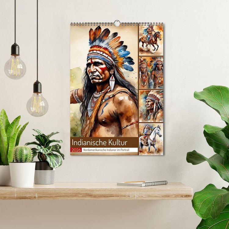 Produktbild: Indianische Kultur (Wandkalender 2026 DIN A3 hoch), CALVENDO Monatskalender