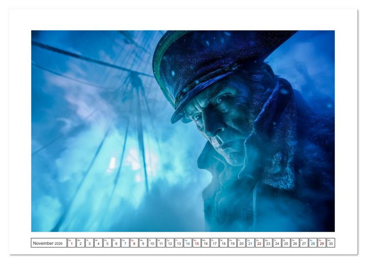 Produktbild: Die letzte Fahrt der Sturmkr&auml;he (hochwertiger Premium Wandkalender 2026 DIN A2 quer), Kunstdruck in Hochglanz