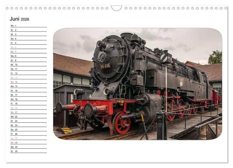 Produktbild: Unter Dampf - Dampflokromantik (Wandkalender 2026 DIN A3 quer), CALVENDO Monatskalender