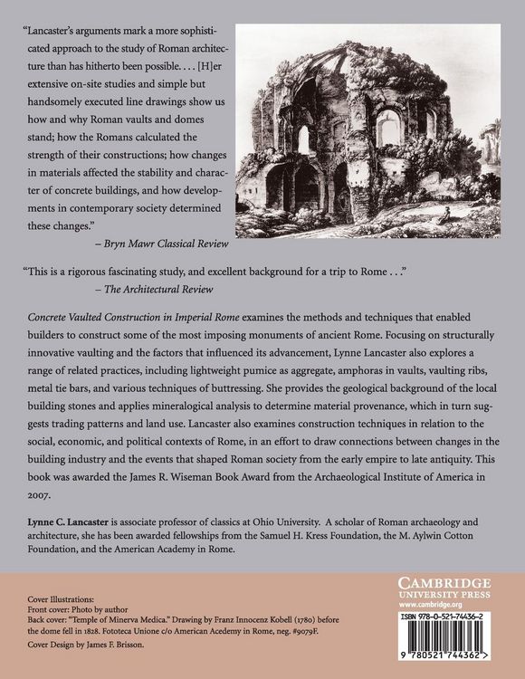 Produktbild: Concrete Vaulted Construction in Imperial Rome