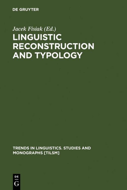 Produktbild: Linguistic Reconstruction and Typology
